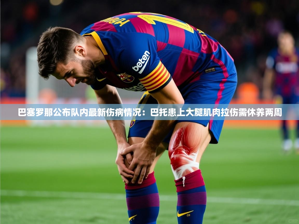 2025九游娱乐官方注册平台巴塞罗那公布队内最新伤病情况:巴托患上大腿肌肉拉伤需休养两周