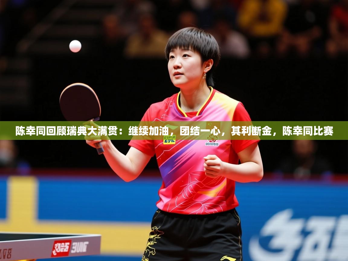 2025九游电子娱乐网站陈幸同回顾瑞典大满贯：继续加油，团结一心，其利断金，陈幸同比赛  第4张