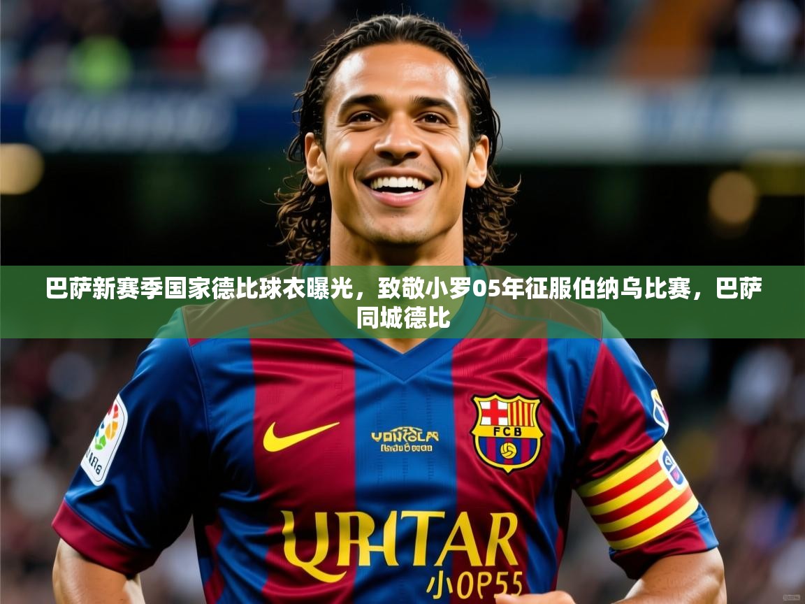 2025九游棋牌app巴萨新赛季国家德比球衣曝光,致敬小罗05年征服伯纳乌比赛,巴萨同城德比 第3张