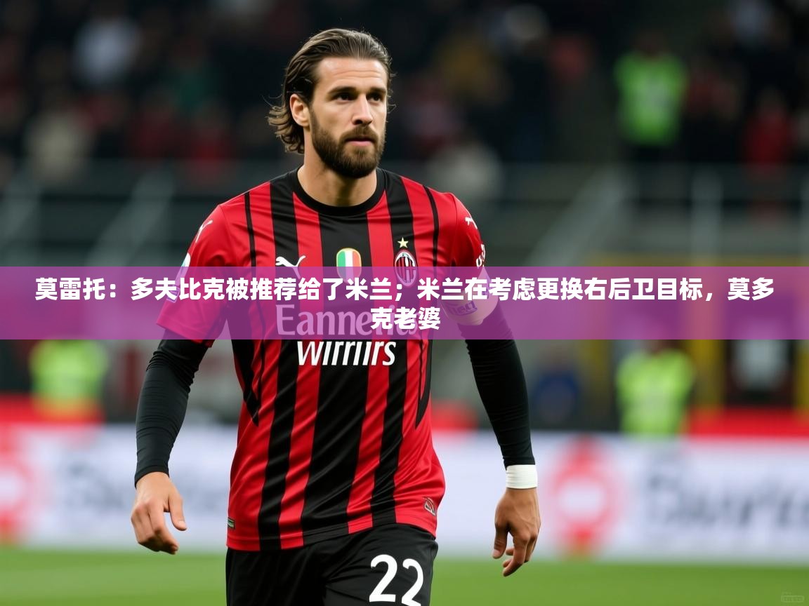 2025九游娱乐官网登录入口莫雷托：多夫比克被推荐给了米兰；米兰在考虑更换右后卫目标，莫多克老婆